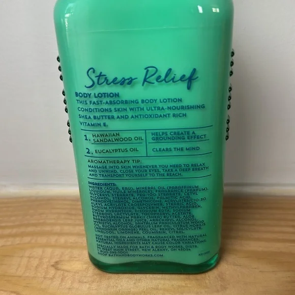 Bath & Body Works Aromatherapy Island Edition Stress Relief Body Lotion - Picture 4 of 4